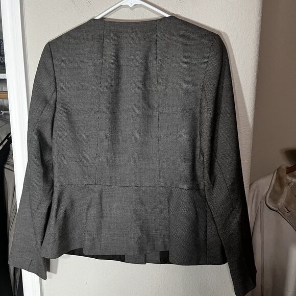 Talbots Womens Blazer Jacket Brown Taupe Four Button Career Sz 6 - Picture 7 of 9